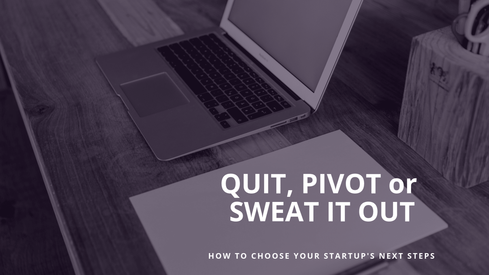 Quit, Pivot or Sweat it Out: How to Choose Your Startup’s Next Steps